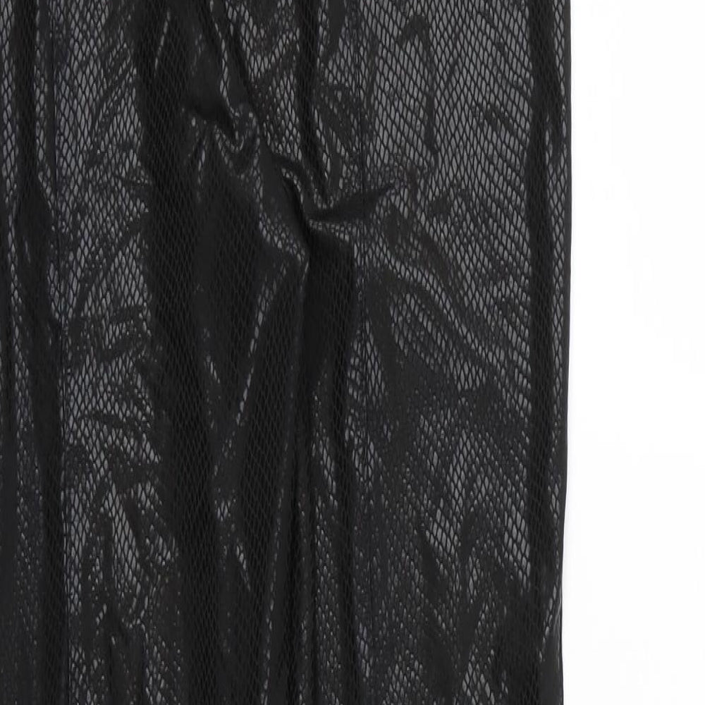 Papaya Womens Black Animal Print   Leggings Size 14 L27 in - Snake Print