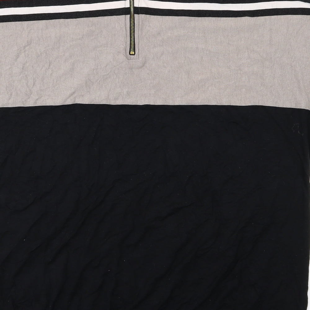 Yessica Womens Multicoloured Striped Jersey Basic T-Shirt Size XL