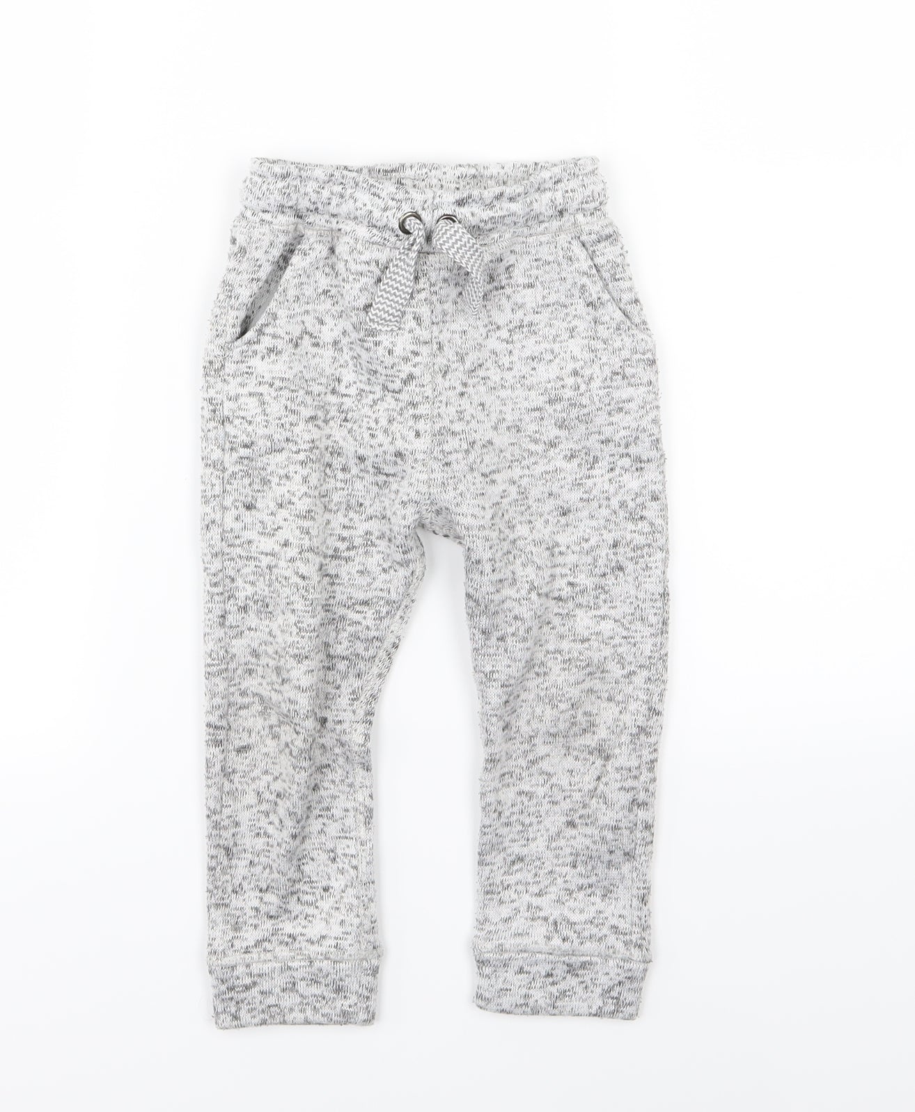 TU Boys Grey  Jersey Jogger Trousers Size 2-3 Years