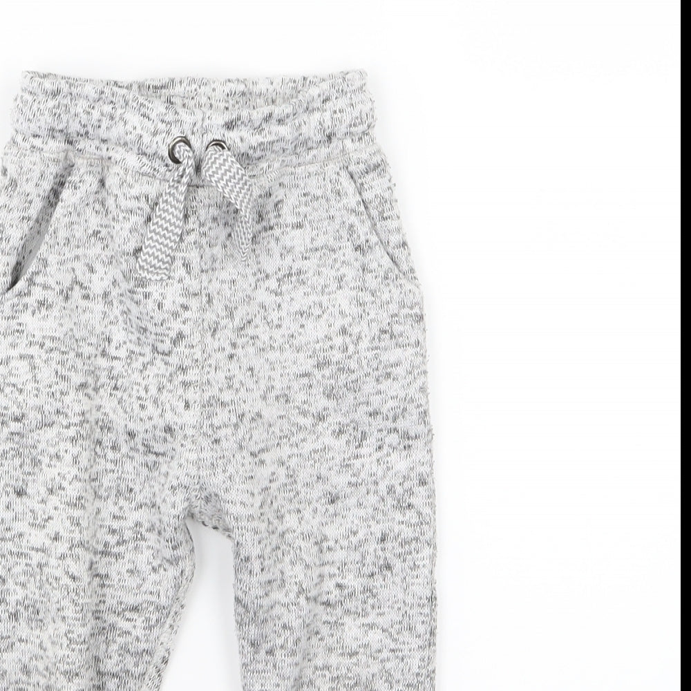 TU Boys Grey  Jersey Jogger Trousers Size 2-3 Years