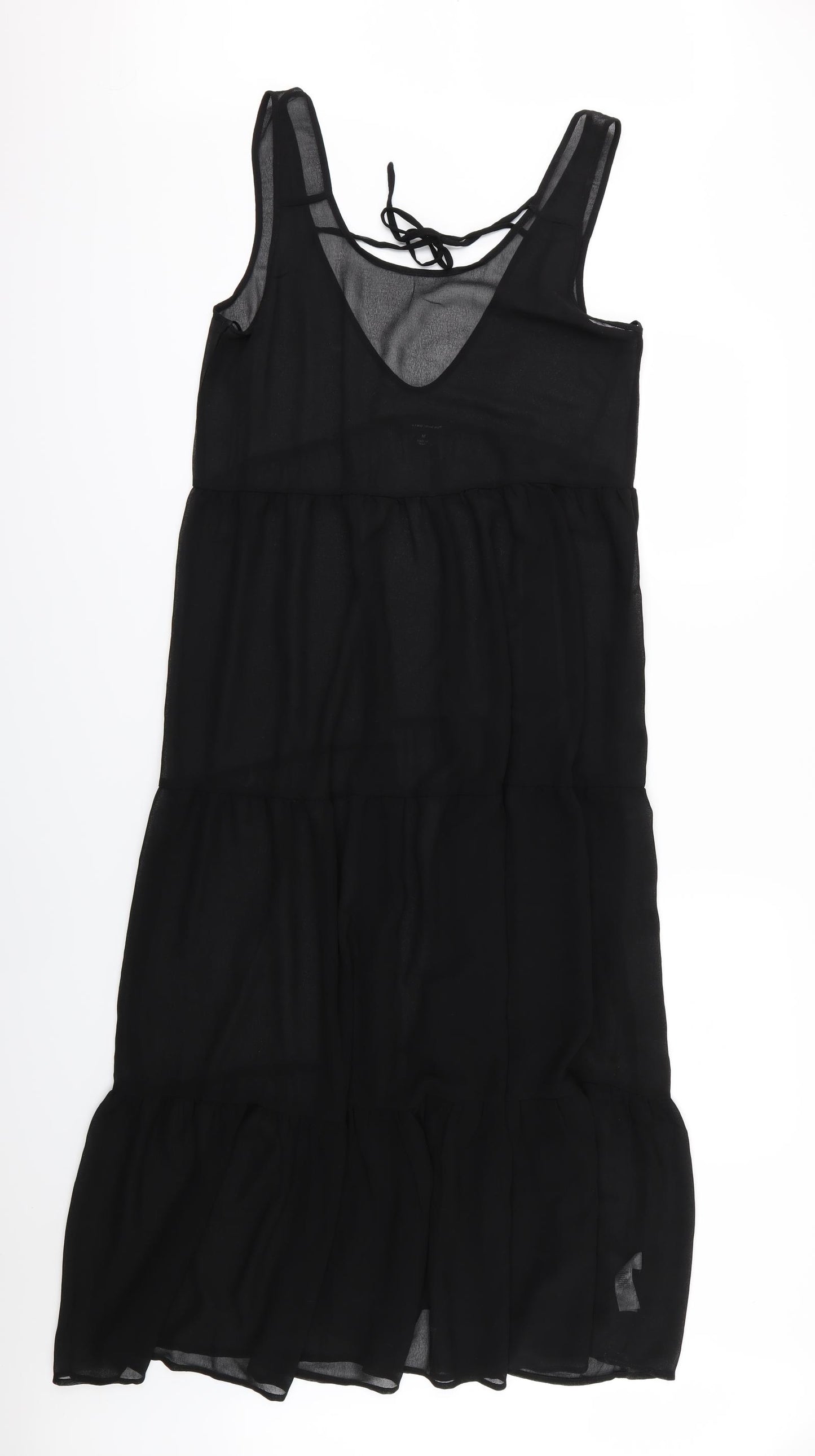 Atmosphere Womens Black  Chiffon A-Line  Size M