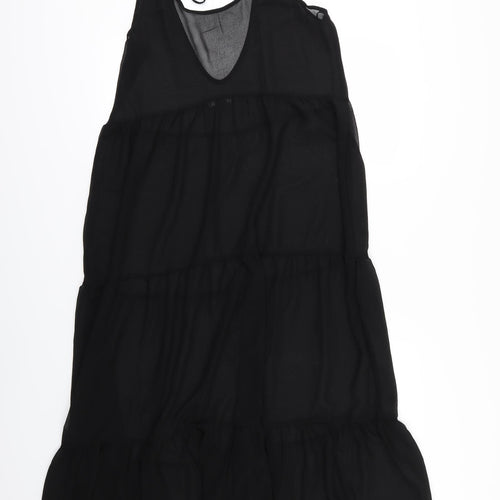 Atmosphere Womens Black  Chiffon A-Line  Size M