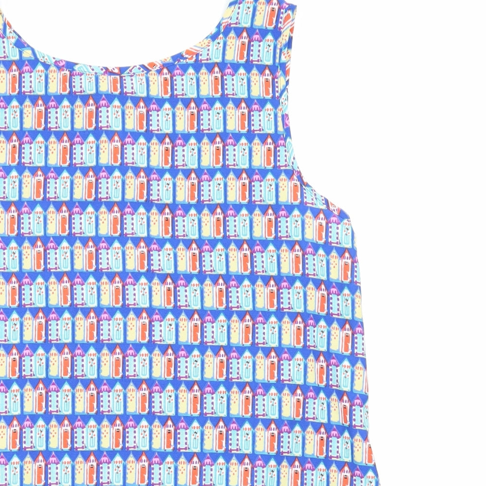 Dunnes Stores Womens Blue   Basic Blouse Size 20