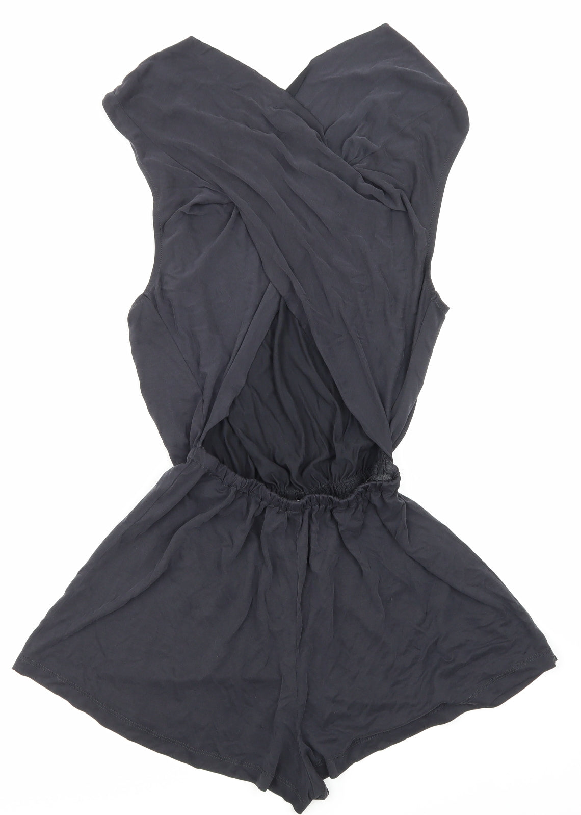 Silence + Noise Womens Grey   Playsuit One-Piece Size M  - Open Back