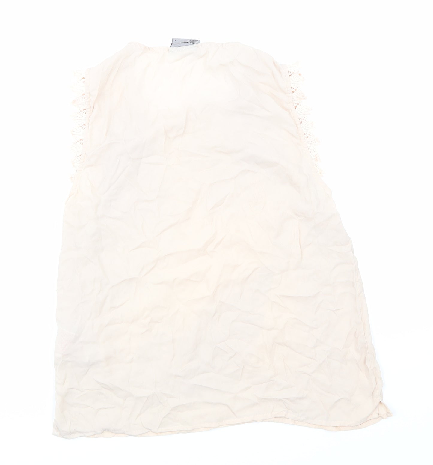VERO MODA Womens Beige   Basic Blouse Size 8