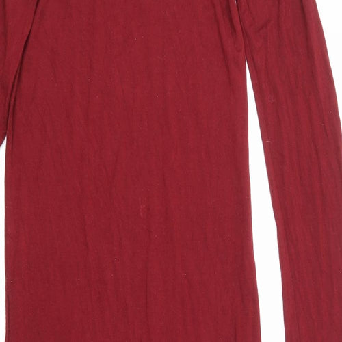 ok Womens Red   Pencil Dress  Size 8  - Split Sides