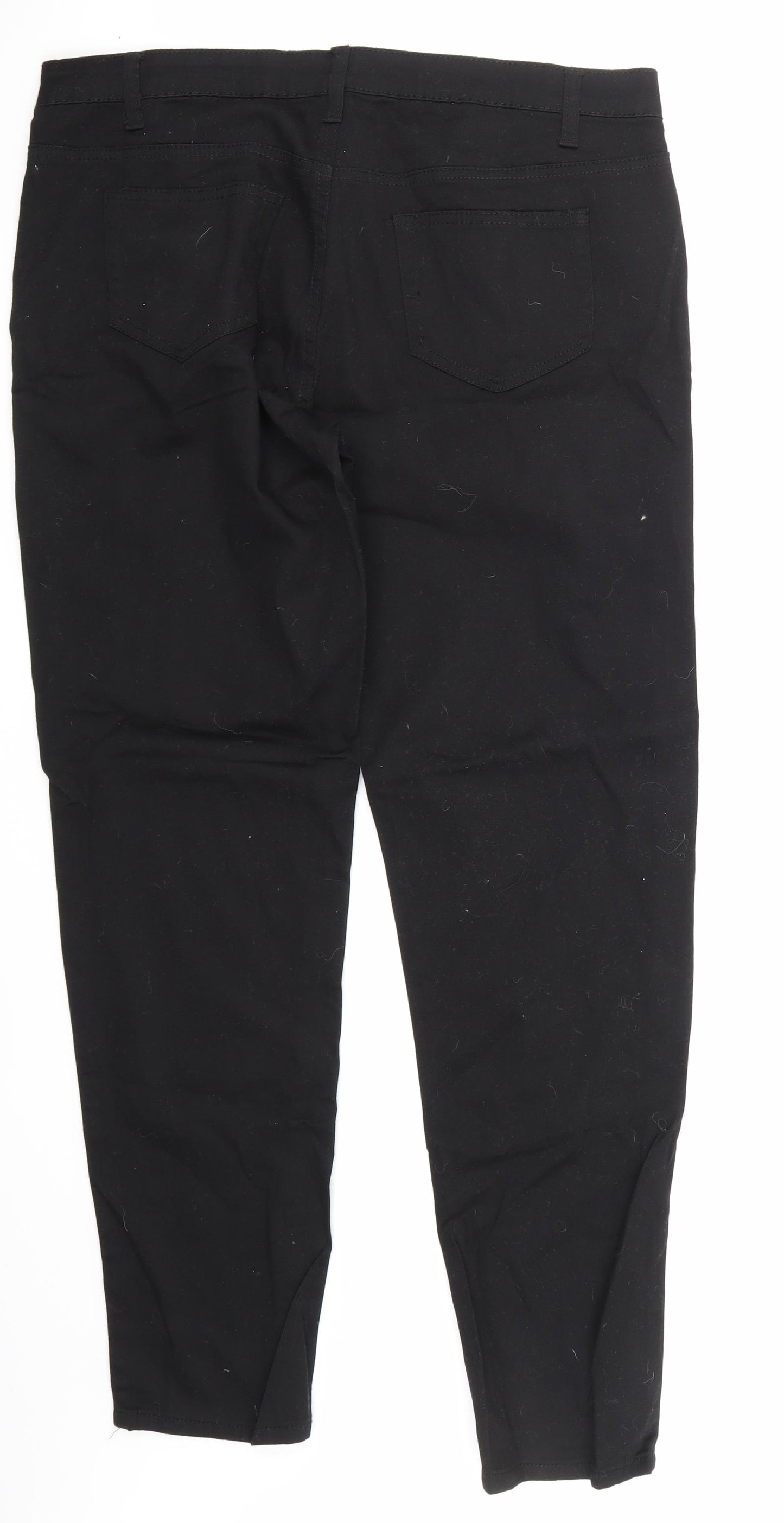 B you Womens Black  Denim Skinny Jeans Size 16
