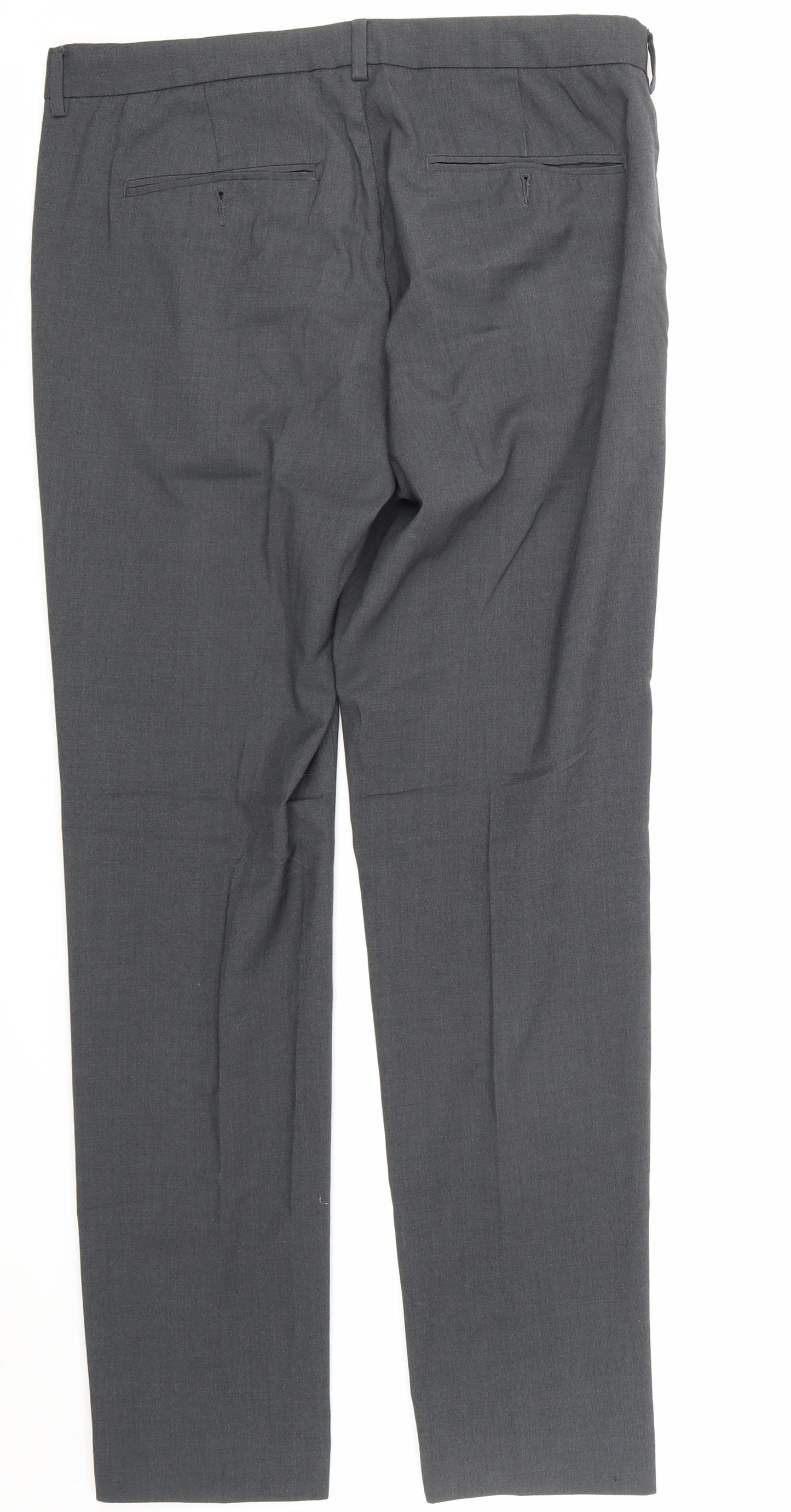 H&M Mens Grey   Trousers  Size 34 in