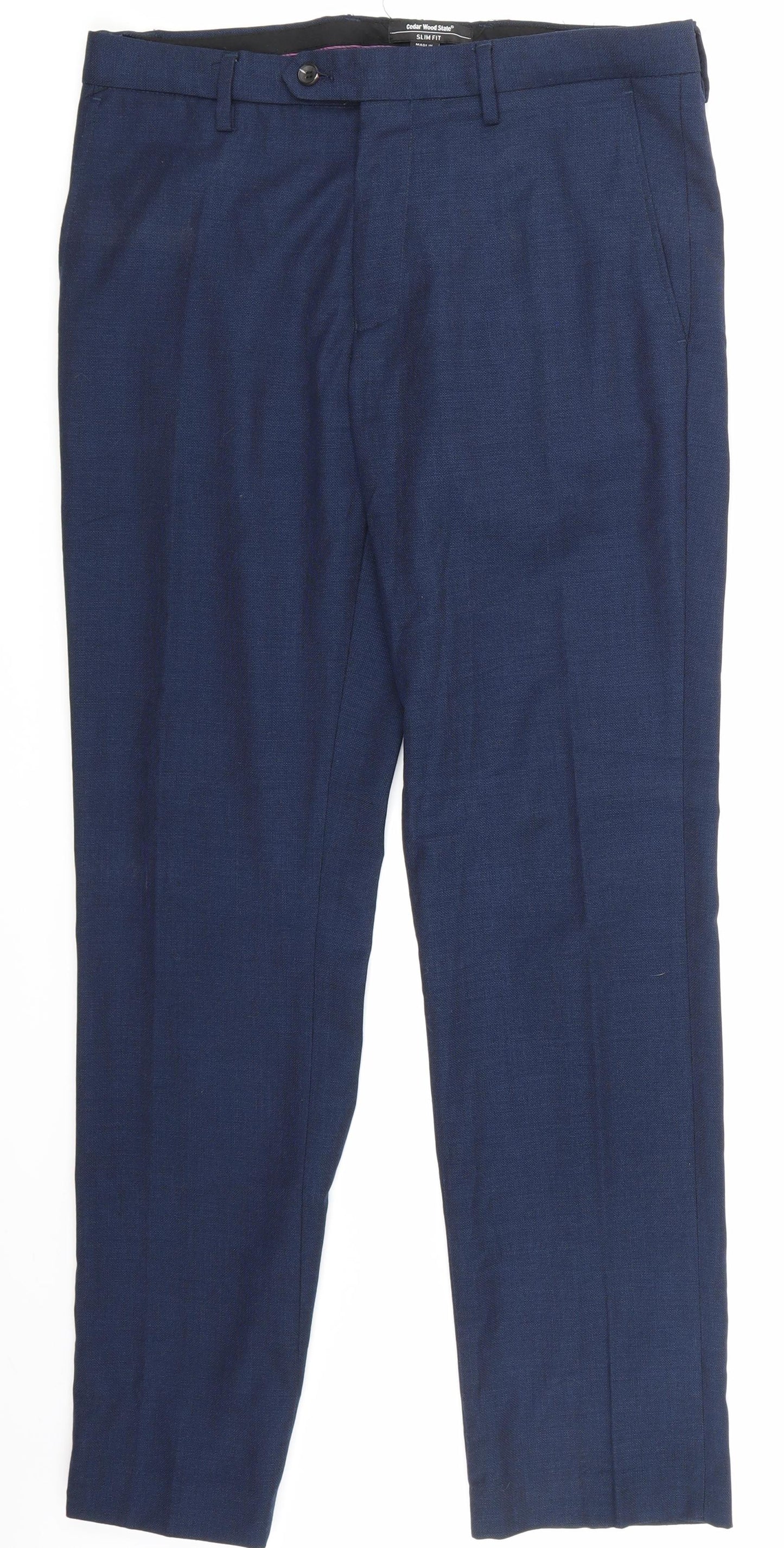 Cedar Wood State Mens Blue   Trousers  Size 32 in