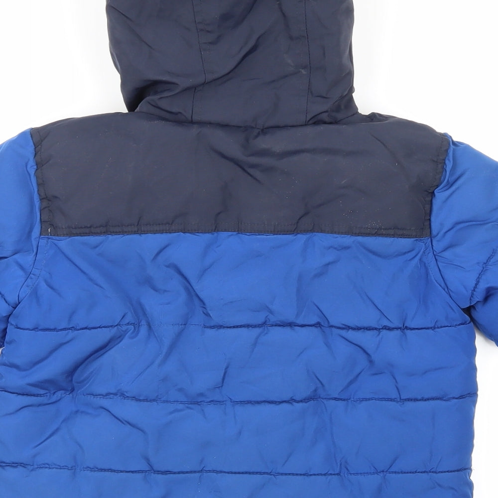 NEXT Boys Blue   Parka Coat Size 4-5 Years