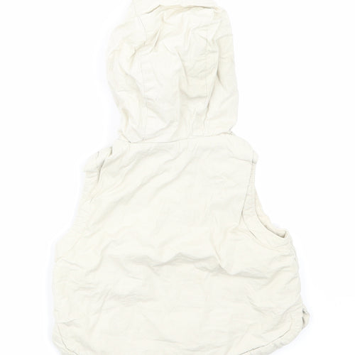 Pequilino Boys Beige   Gilet Jacket Size 6-9 Months