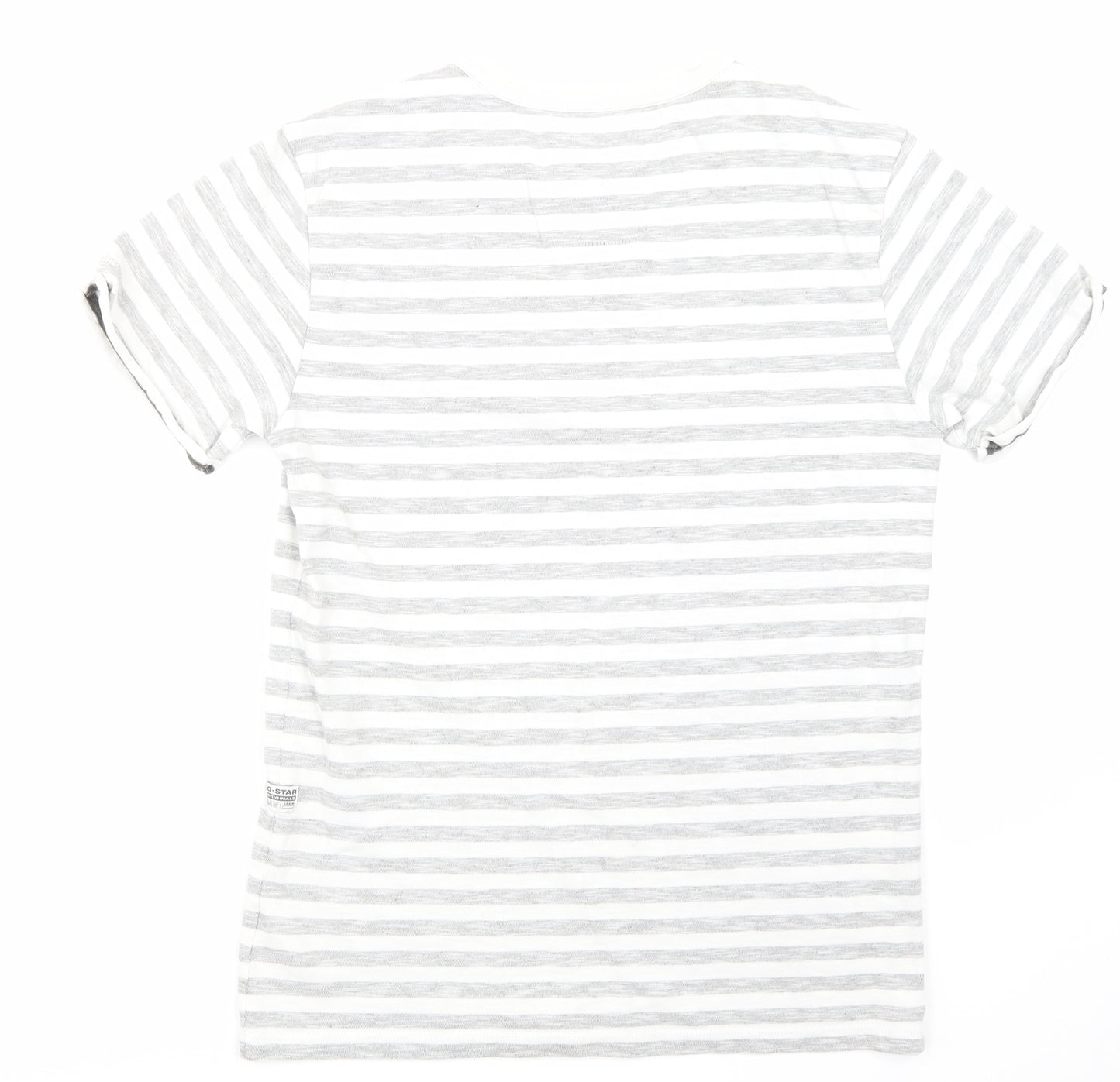 raw Mens Grey Striped   T-Shirt Size M