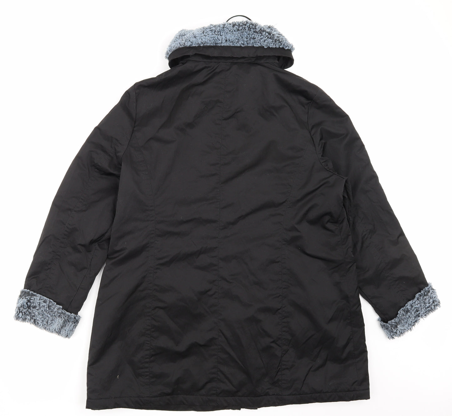 BHS Womens Black   Puffer Jacket Coat Size 18