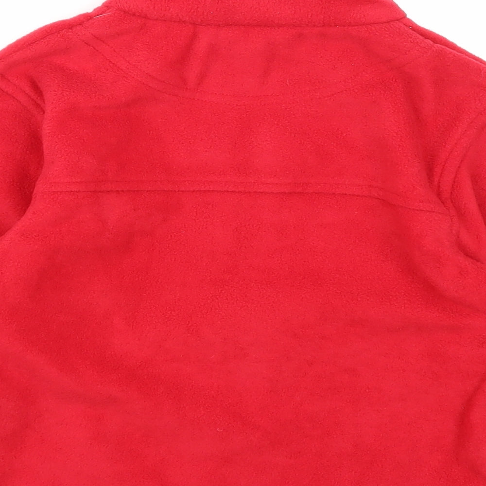 Banner Girls Red  Fleece Full Zip Sweatshirt Size 3-4 Years