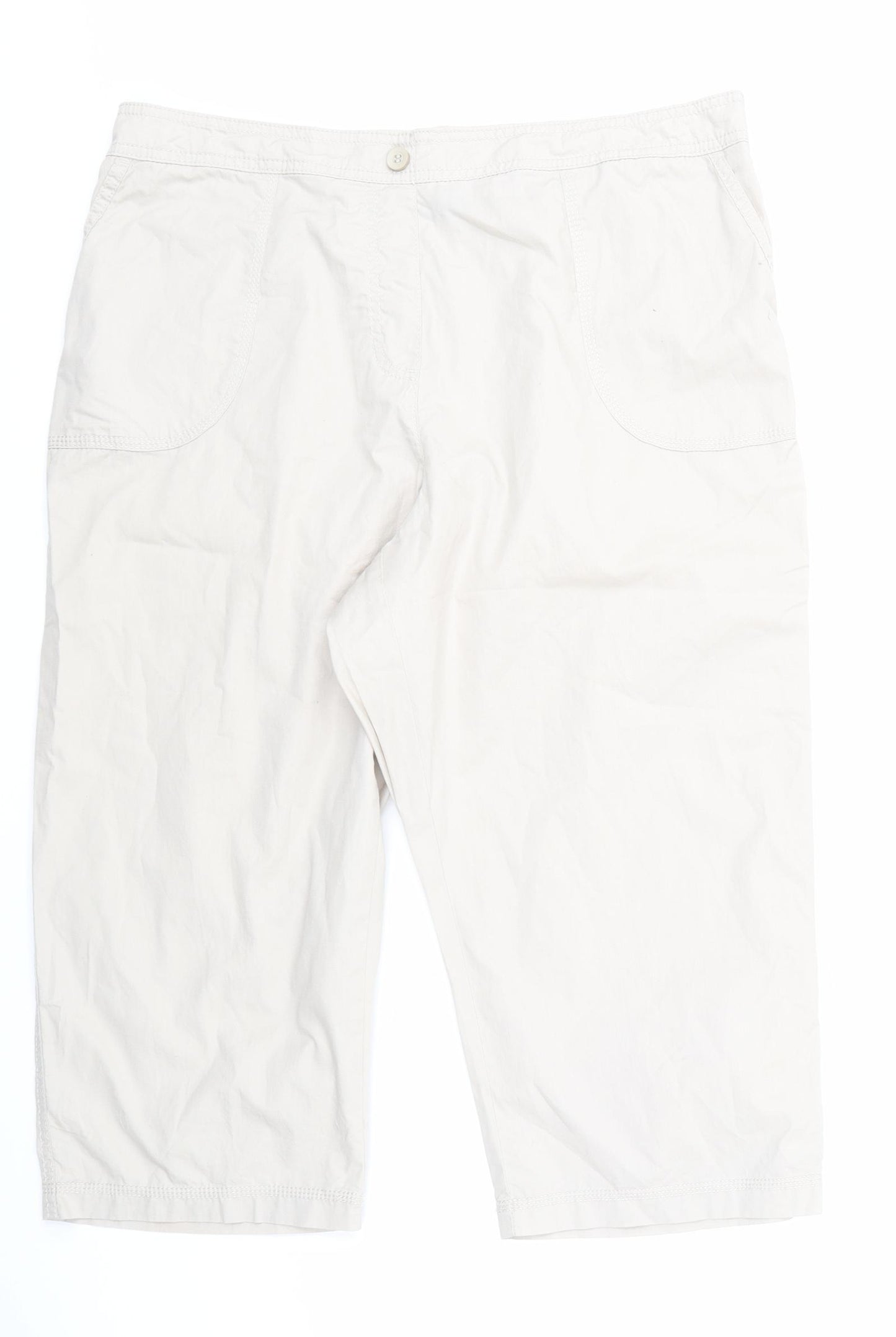 Bm Casual Womens Beige   Chino Shorts Size 18