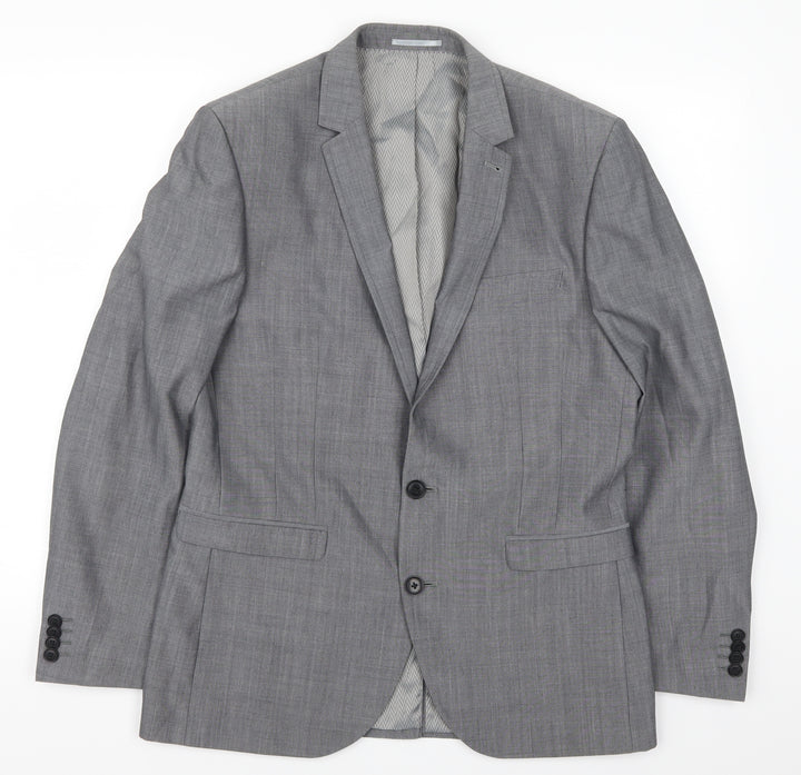 NEXT Mens Grey Jacket Suit Jacket Size 40