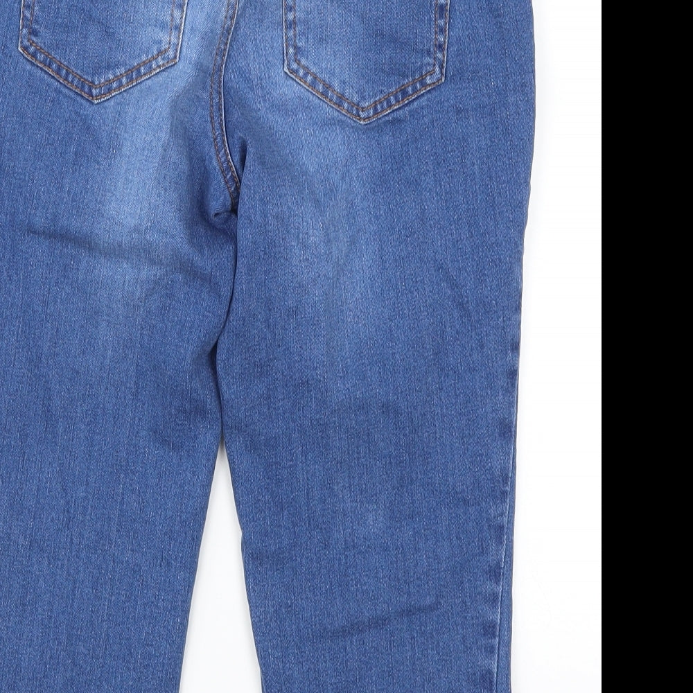 Melrose Womens Blue  Denim Cropped Jeans Size 10