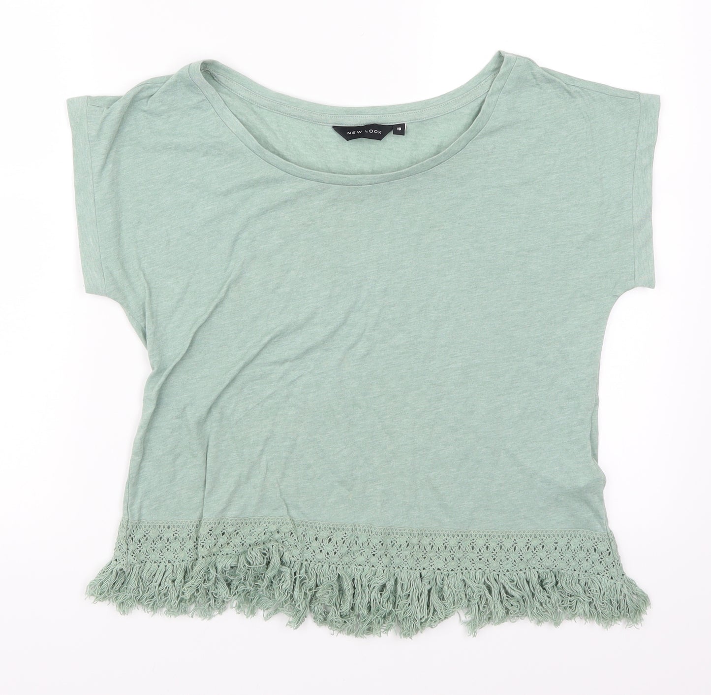 New Look Womens Green   Basic T-Shirt Size 10