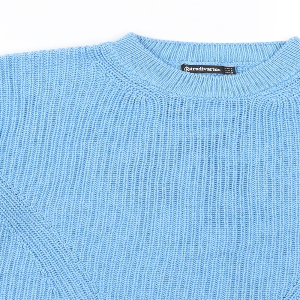 Stradivarius Womens Blue   Pullover Jumper Size S