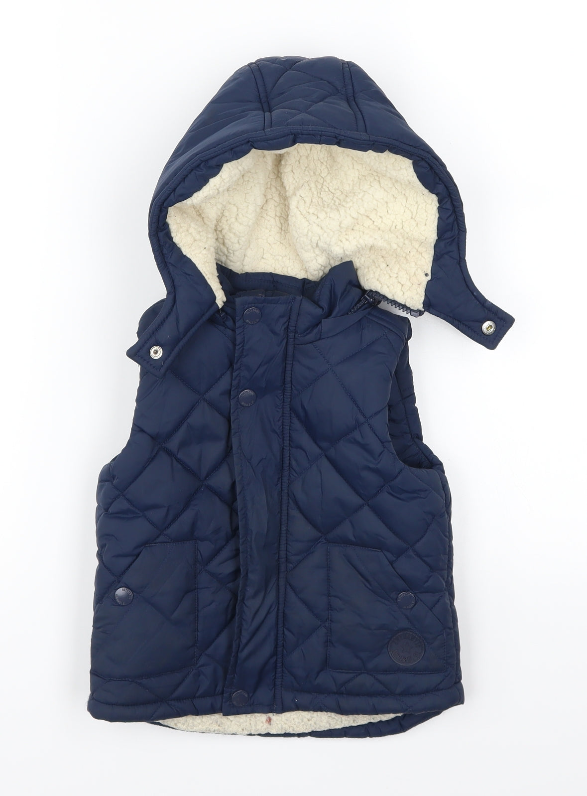 Mothercare Baby Blue   Gilet Coat Size 18-24 Months