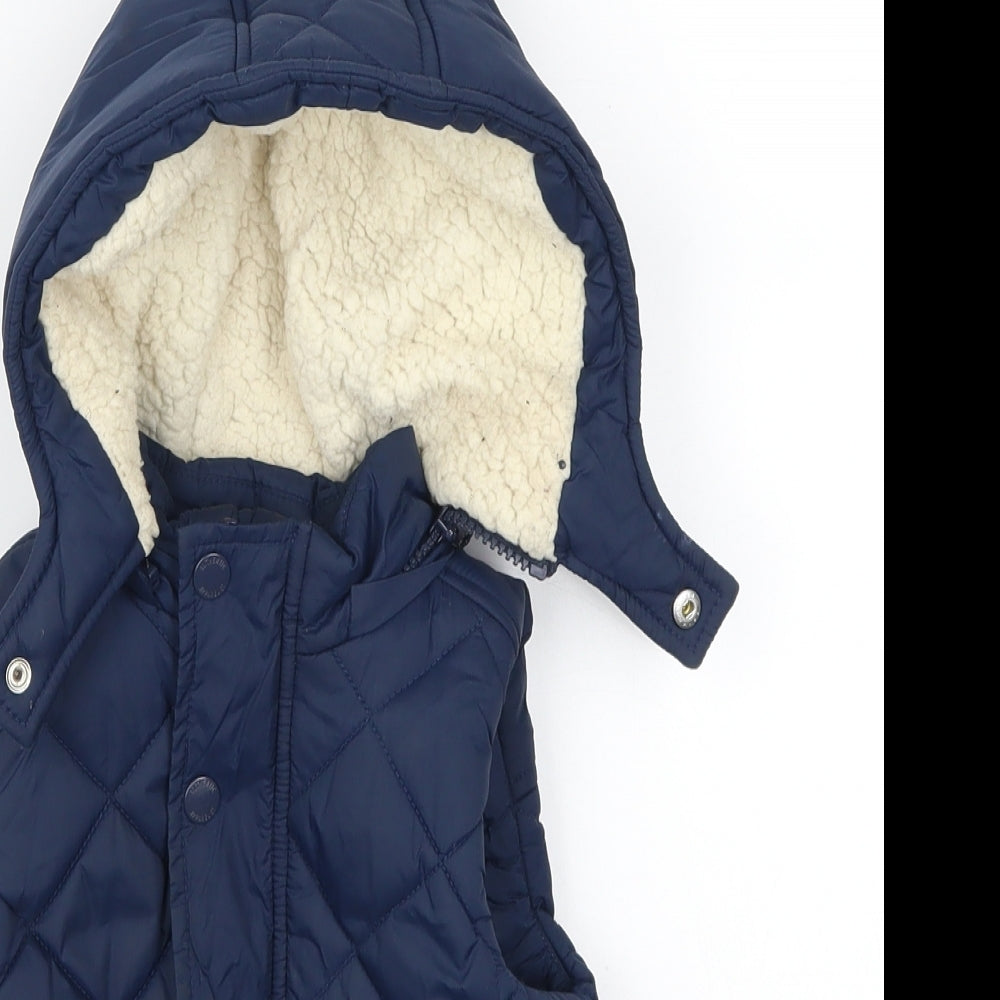 Mothercare Baby Blue   Gilet Coat Size 18-24 Months