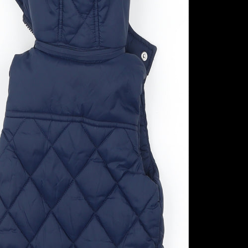 Mothercare Baby Blue   Gilet Coat Size 18-24 Months