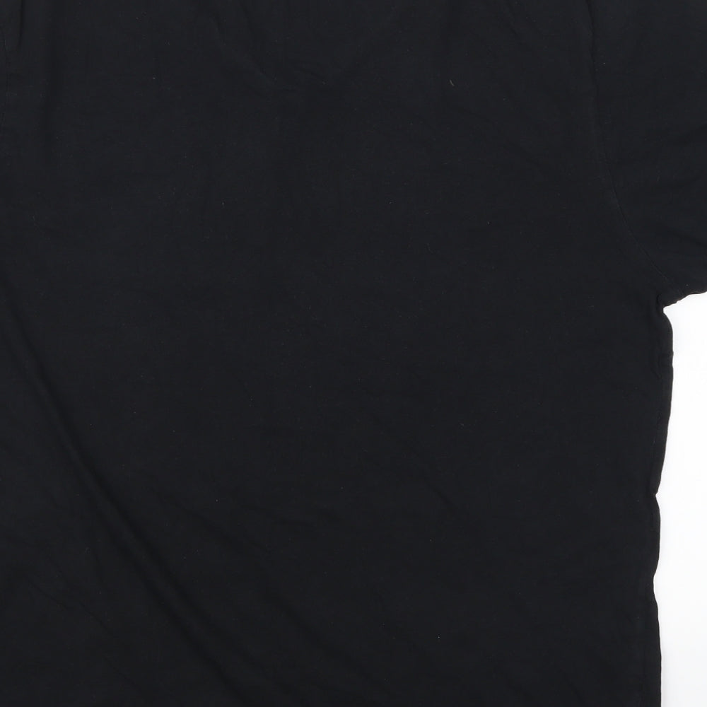 Firetrap Mens Black    T-Shirt Size XL