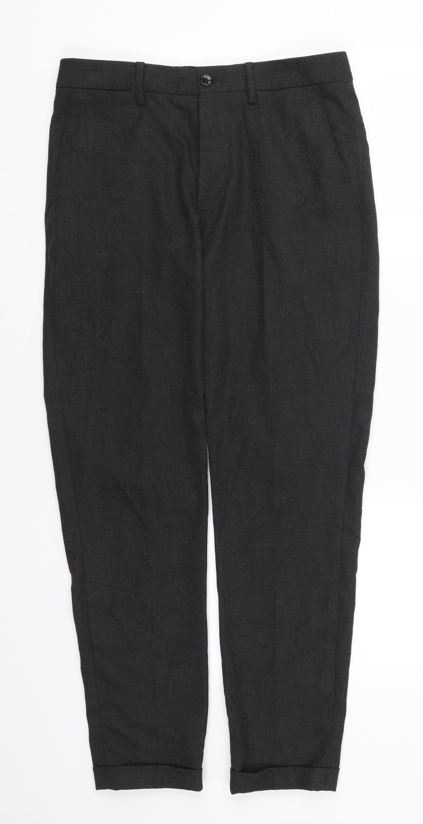 Zara Womens Grey   Trousers  Size 8 L28 in