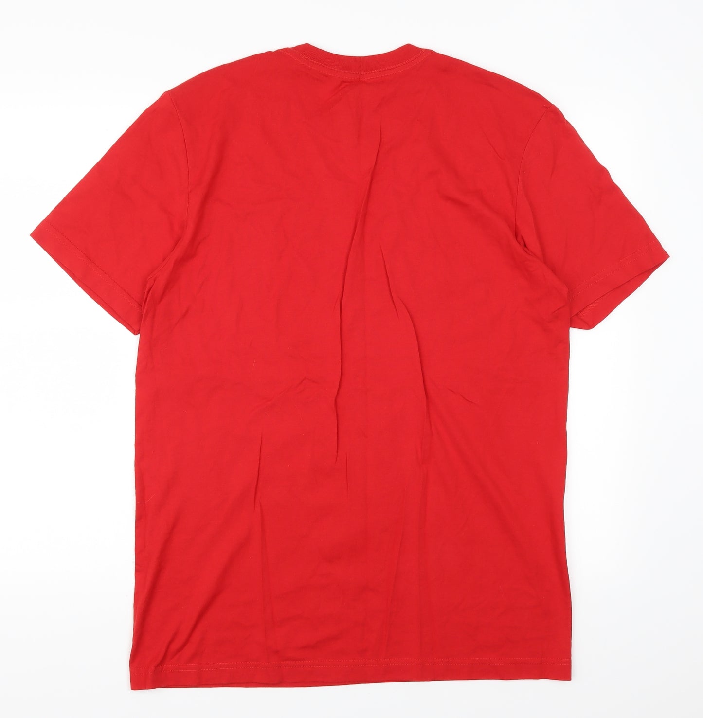 Nike Mens Red    T-Shirt Size M  - Graffiti Logo