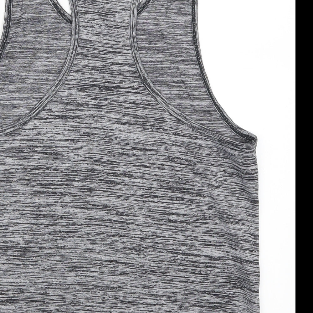 USA Pro Womens Grey   Basic Tank Size 12  - Racerback