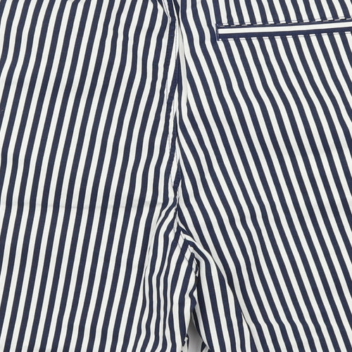 H&M Mens Blue Striped  Chino Shorts Size 38 in
