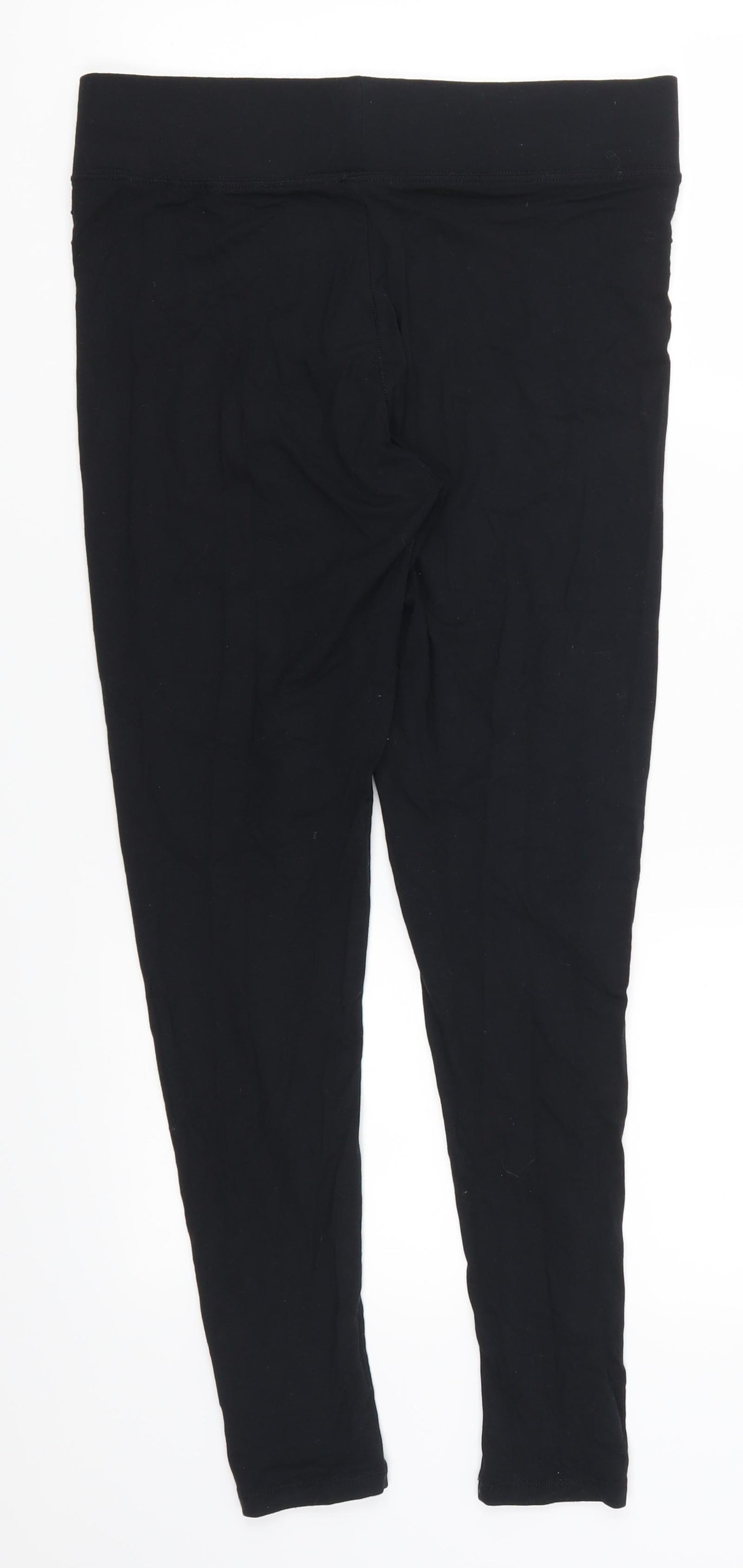 Marks and Spencer Womens Black   Carpenter Leggings Size 12 L27 in