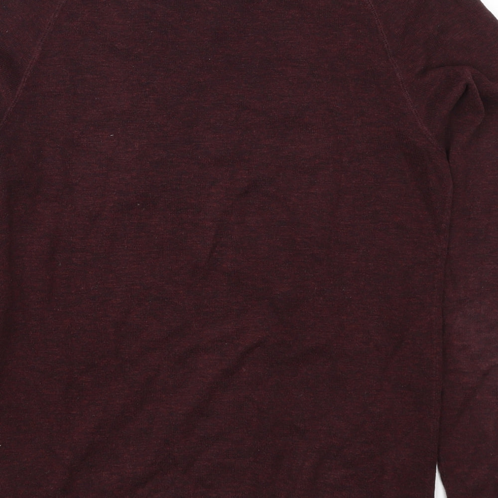 H&M Mens Red   Pullover Jumper Size XS  - Burgundy