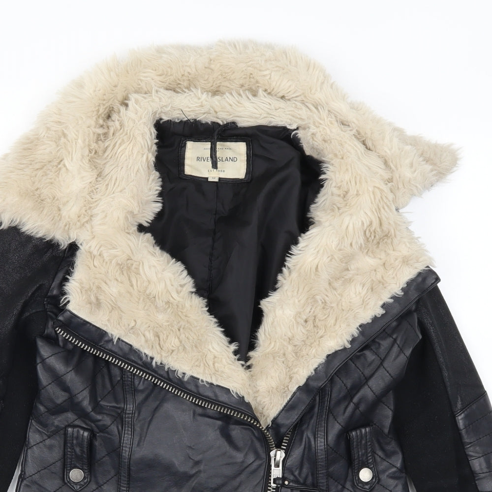 River Island Womens Black   Jacket  Size 10