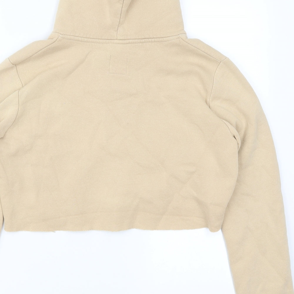 Hype Womens Beige   Pullover Hoodie Size 8
