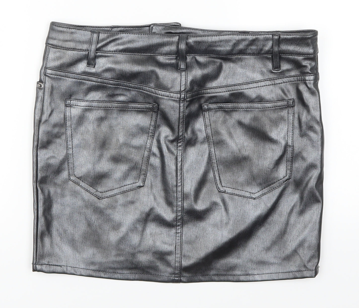 H&M Womens Grey   Mini Skirt Size 12