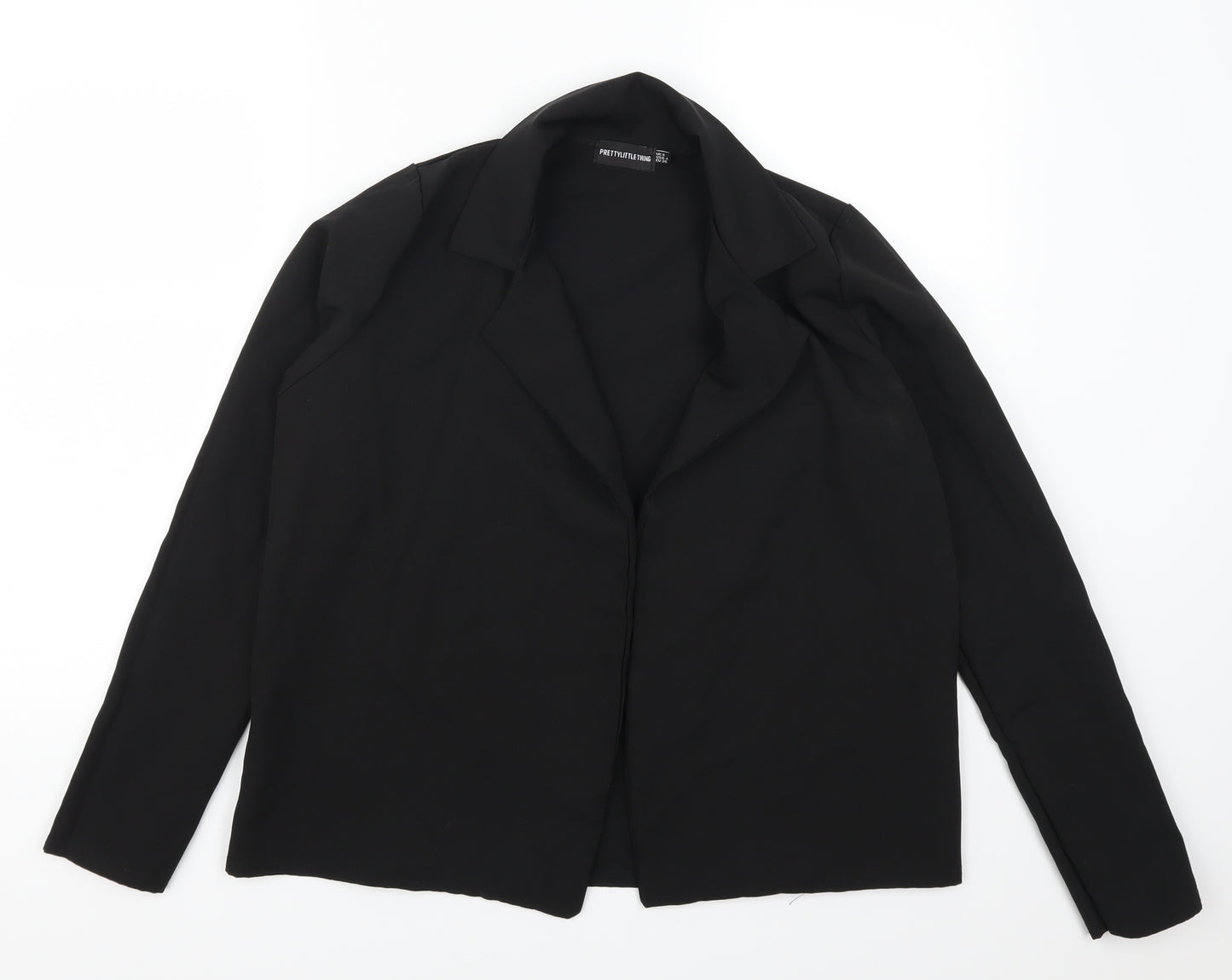 Pretty Little Thing Womens Black   Jacket  Size 8