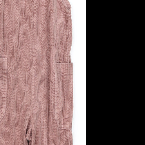 NEXT Girls Pink  Corduroy Jumpsuit One-Piece Size 2-3 Years