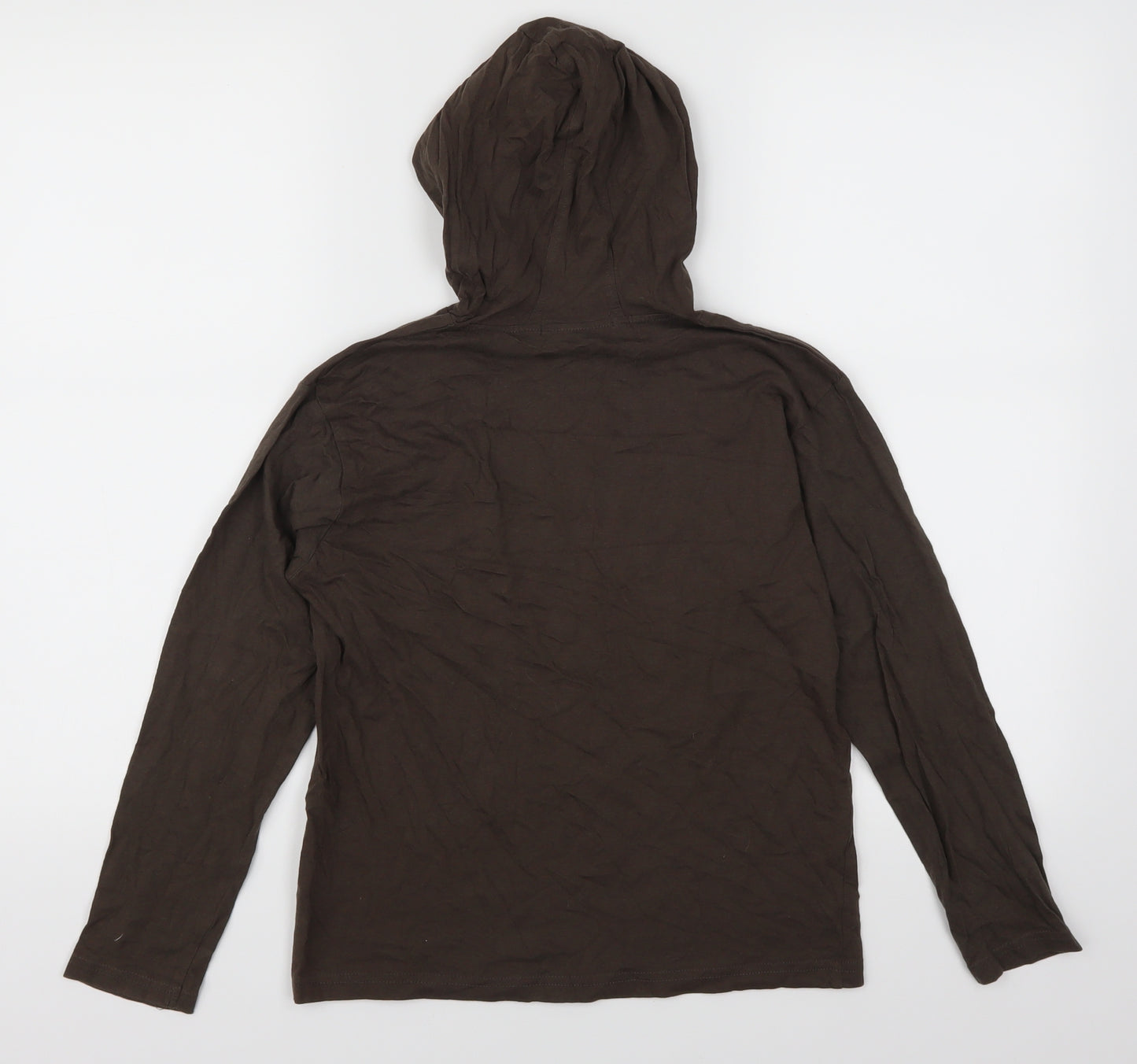 George Boys Brown   Pullover Hoodie Size 9-10 Years