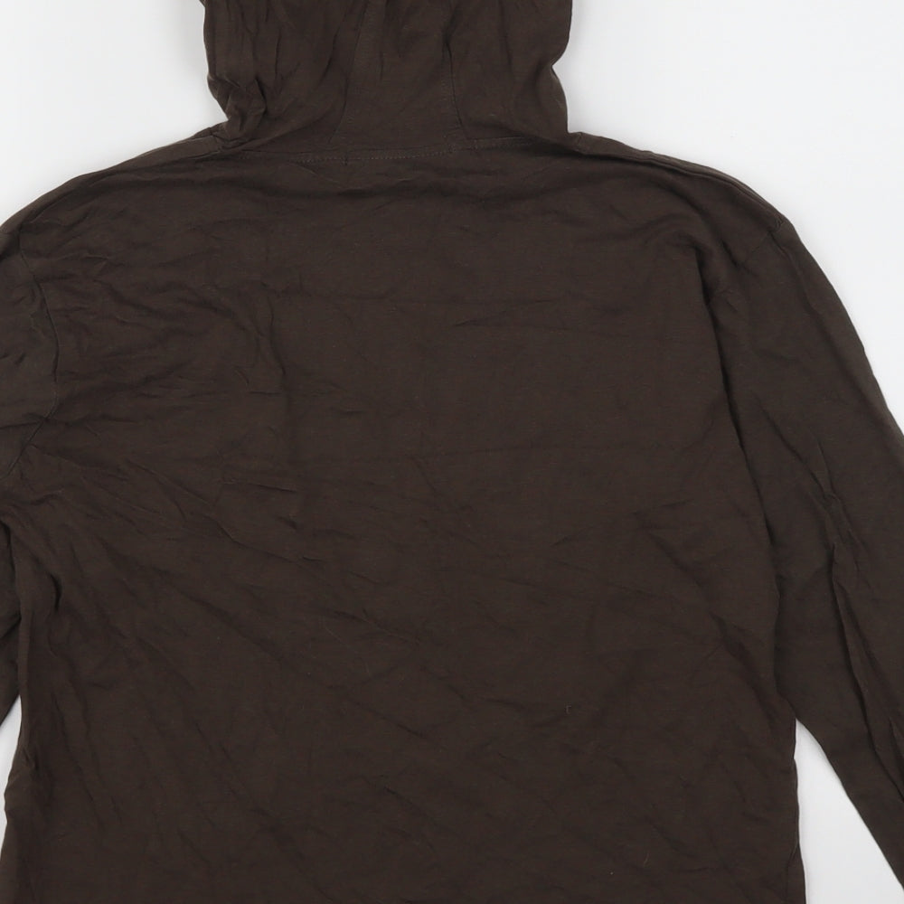 George Boys Brown   Pullover Hoodie Size 9-10 Years