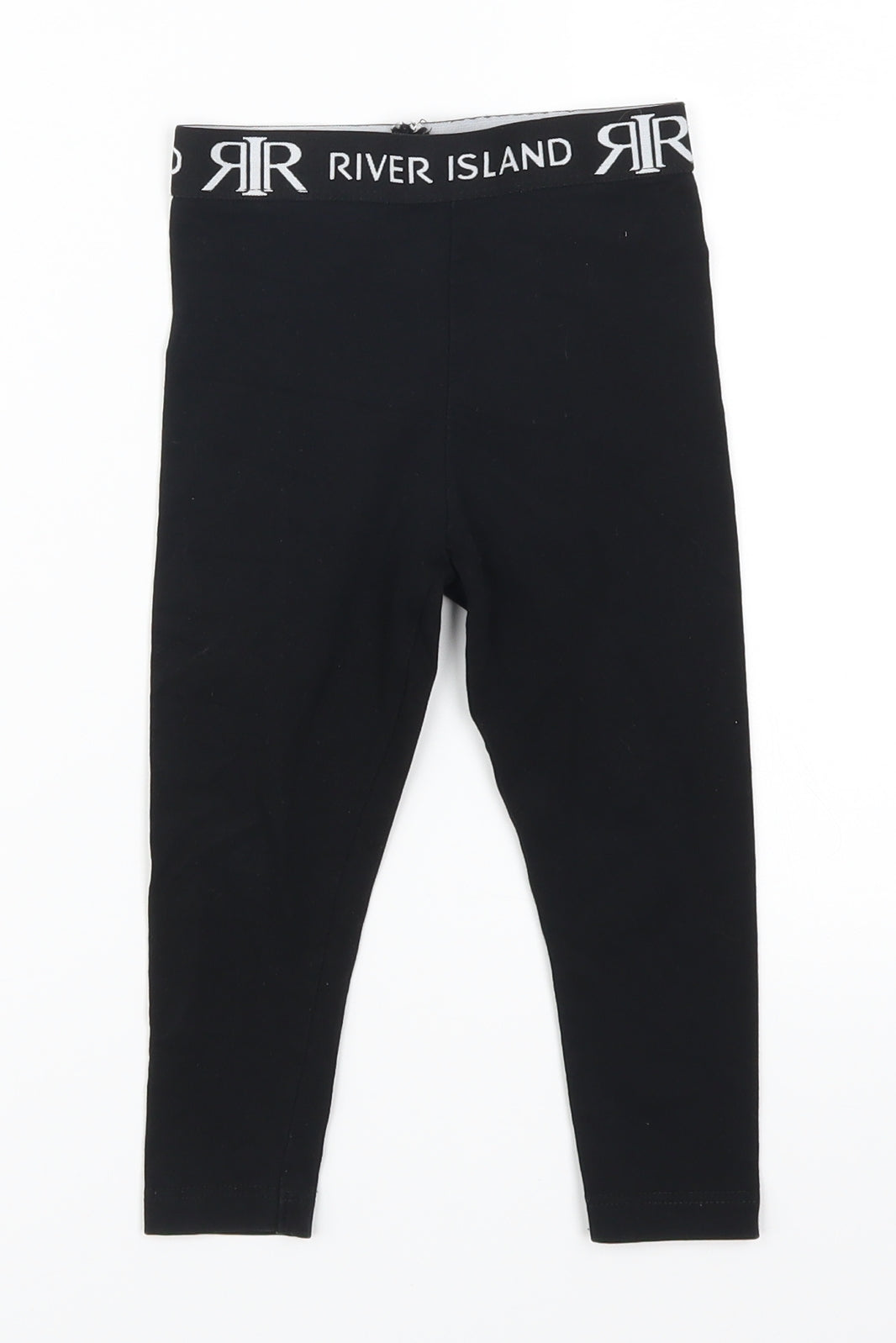 River Island Girls Black   Capri Leggings Size 18-24 Months