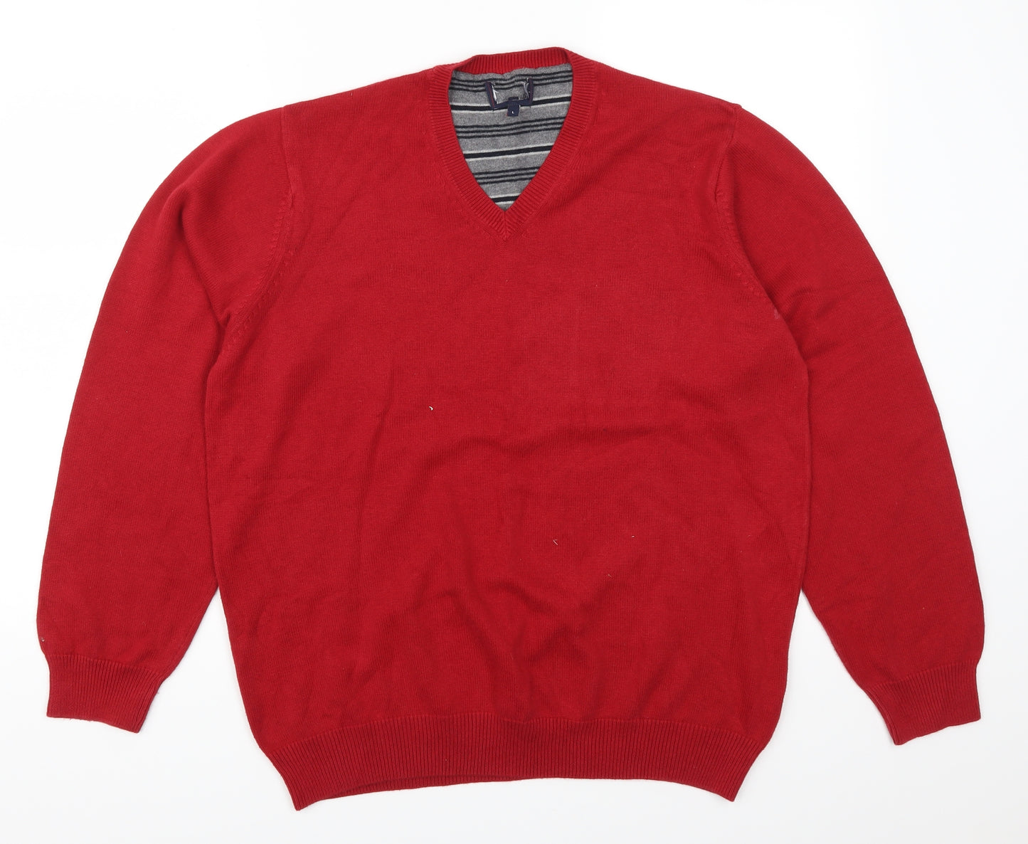 Preworn Mens Red   Pullover Jumper Size L