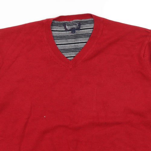 Preworn Mens Red   Pullover Jumper Size L