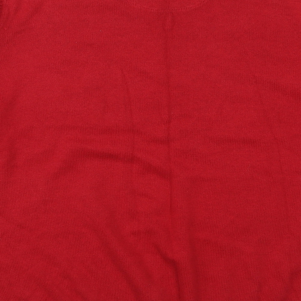 Preworn Mens Red   Pullover Jumper Size L