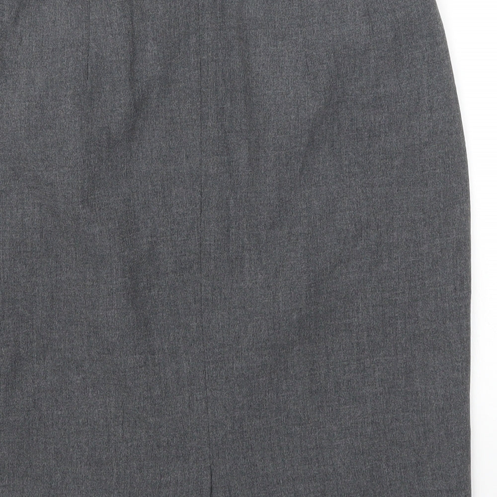 Debenhams Womens Grey   Straight & Pencil Skirt Size 12