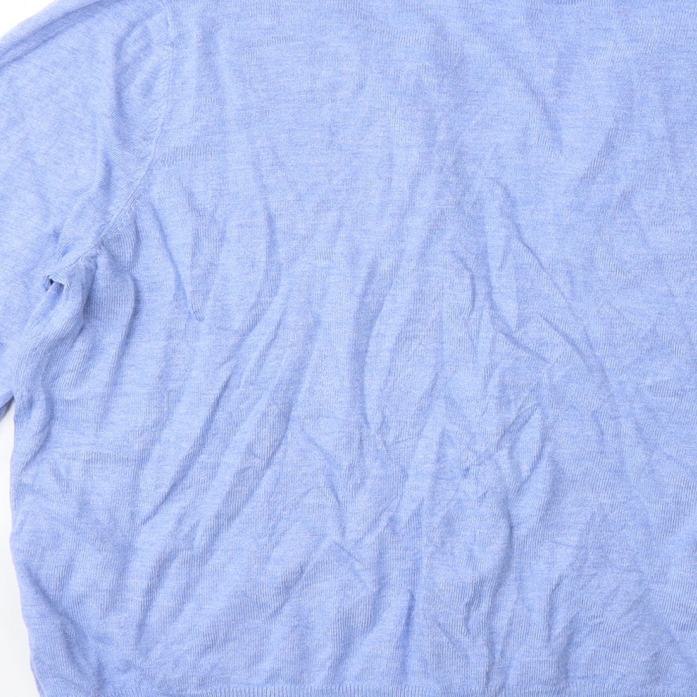 George Womens Blue  Knit Cardigan Jumper Size 16