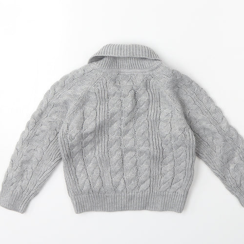 Primark Baby Grey  Knit Pullover Jumper Size 12-18 Months