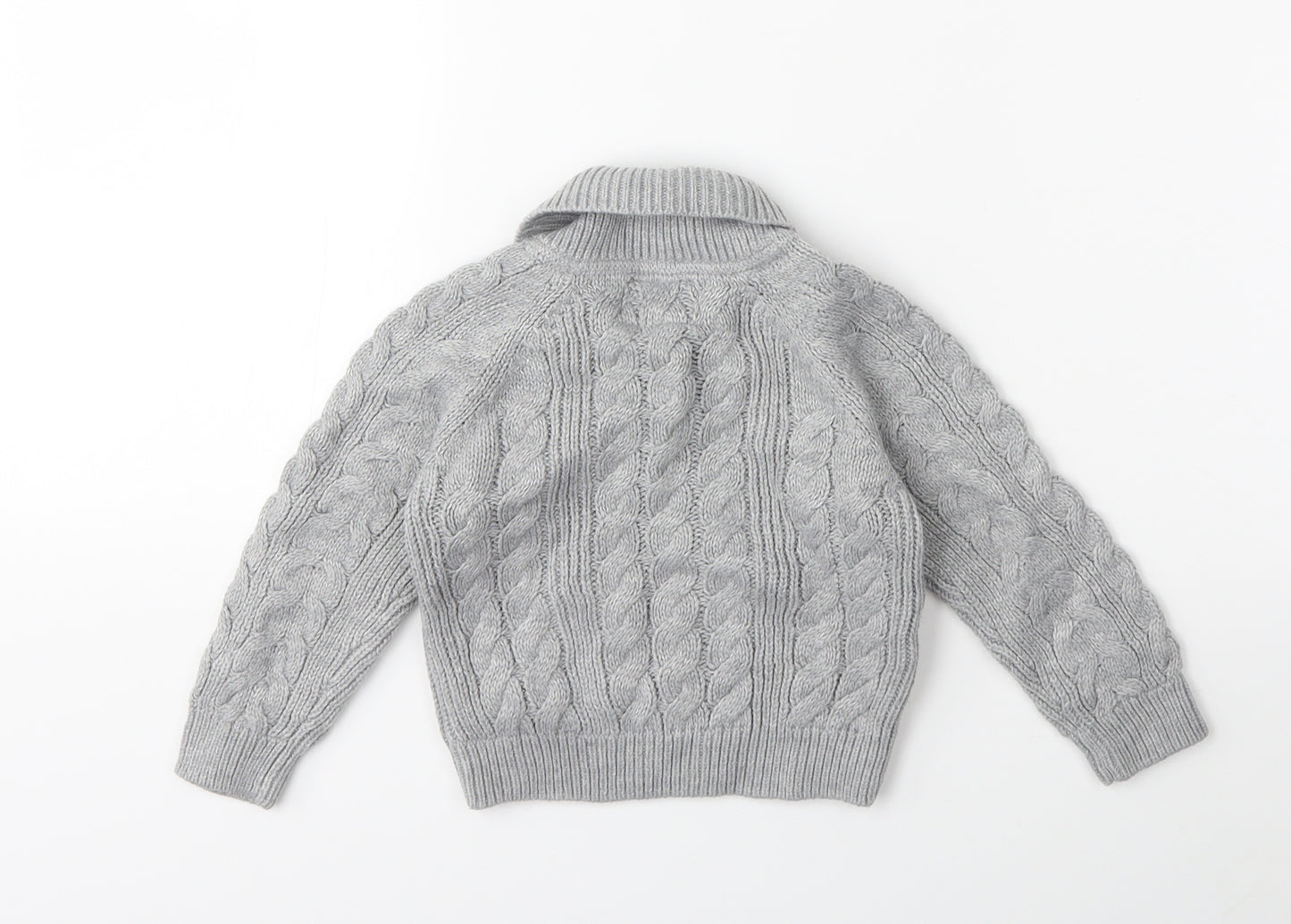 Primark Baby Grey  Knit Pullover Jumper Size 12-18 Months
