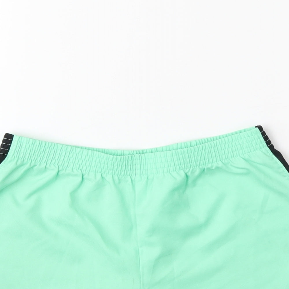 FC Barcelona Boys Green   Sweat Shorts Size 7-8 Years