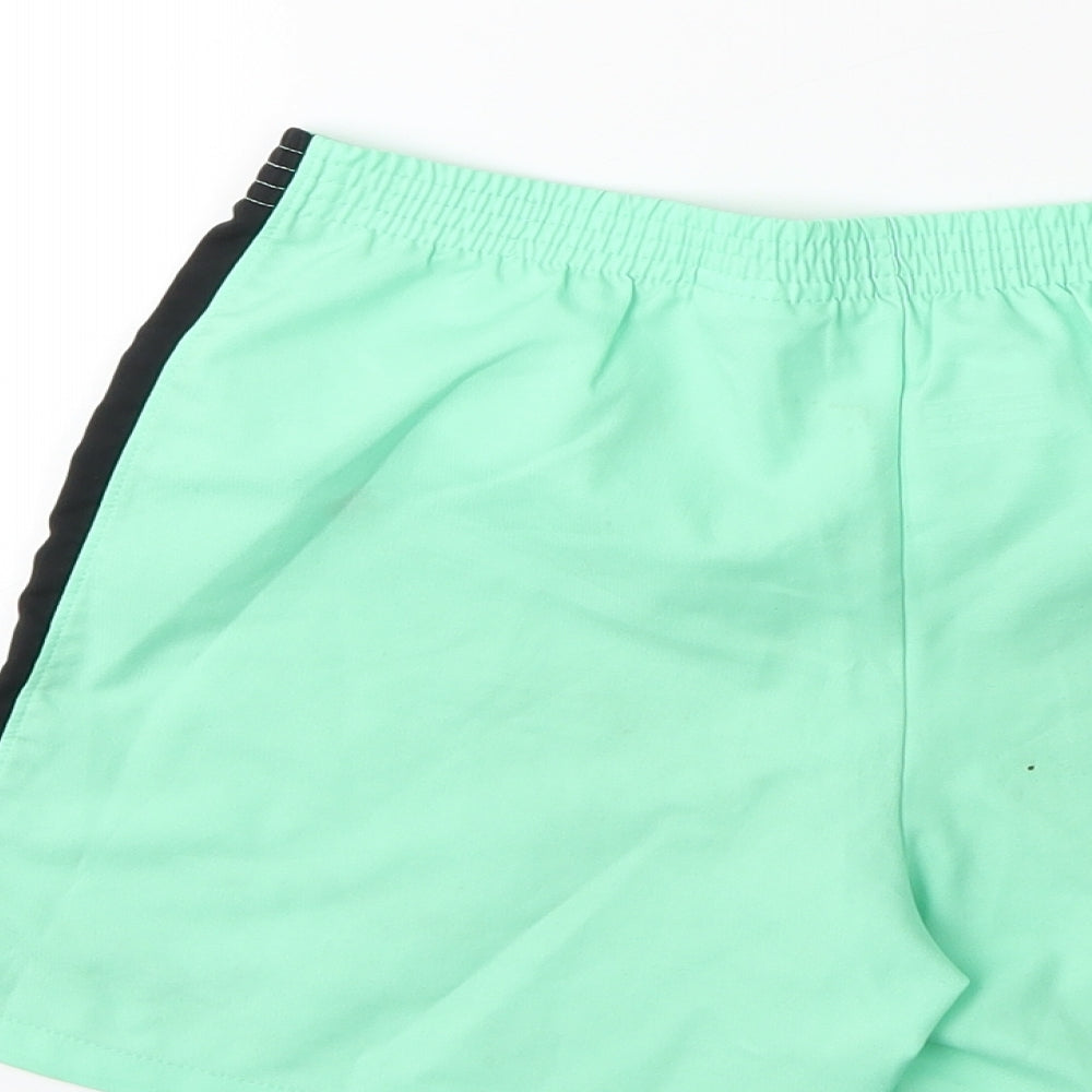 FC Barcelona Boys Green   Sweat Shorts Size 7-8 Years